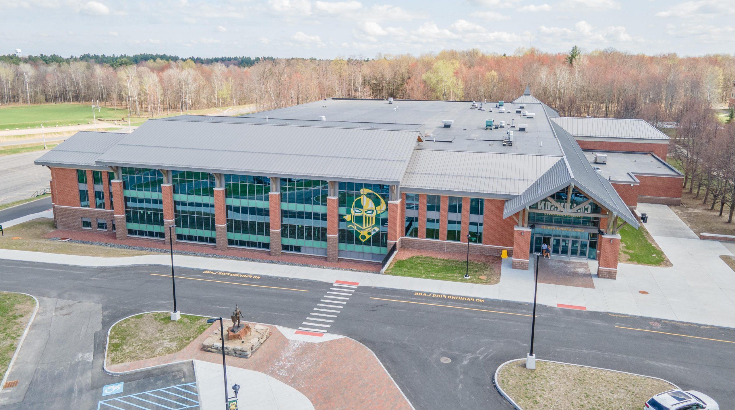 Clarkson Cheel Arena Photo from the sky.